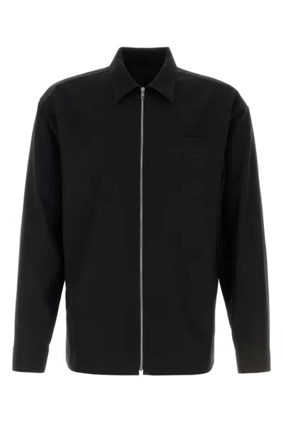 Prada Light Cotton Jacket In Black