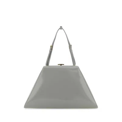 Prada Light Grey Leather Handbag