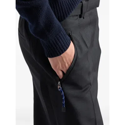 Prada Light Mohair Pants In Black