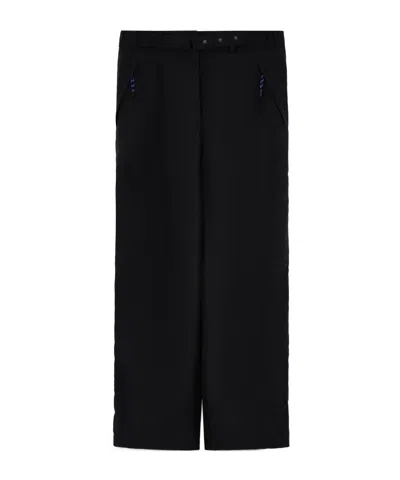 Prada Light Mohair Pants In Black