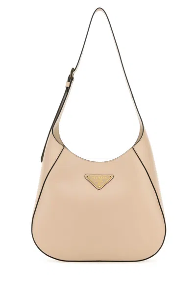 Prada Light Pink Leather Shoulder Bag