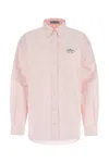 Prada Light Pink Oxford Oversize Shirt In Pink