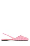 Prada Light Pink Slingback Ballet Flat In Pink