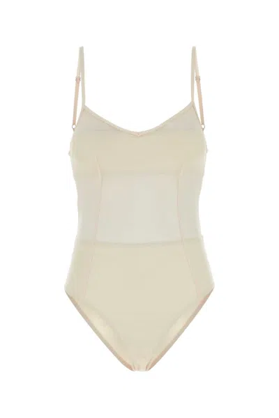PRADA PRADA LIGHT PINK TULLE SWIMSUIT