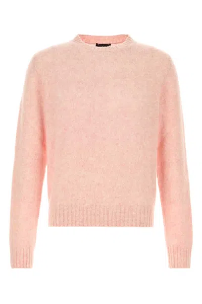 PRADA LIGHT PINK WOOL SWEATER