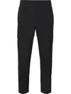Prada Light Stretch Trousers In Black