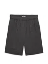 Prada Light Wool Bermudas In Gray
