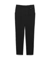 Prada Superfine Wool Tailored Pants In Black