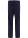 Prada Lightweight Cotton Trousers Clothing In Blue