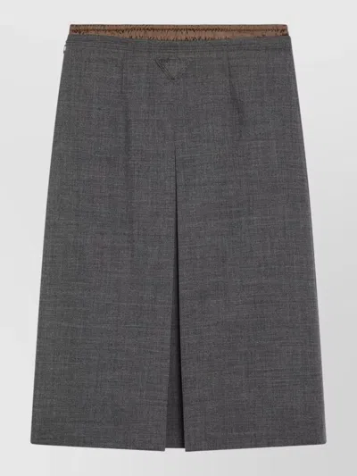 Prada Lightweight Mid Length Pants Pleated Front