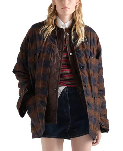 Prada Lightweight Quilted Re-nylon Jacket In Multi