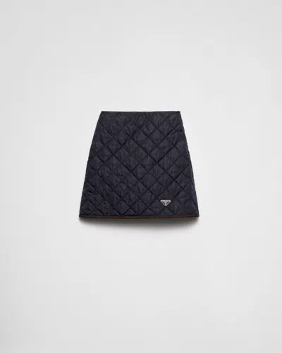 PRADA LIGHTWEIGHT RE-NYLON MINISKIRT