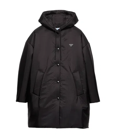 PRADA PRADA RE-NYLON LIGHTWEIGHT RAINCOAT