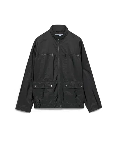 Prada Lightweight Re-nylon Blouson Jacket In Black