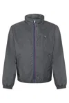Prada Re-nylon Bomber Jacket In Gray