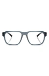 Prada Linea Rossa 52mm Irregular Optical Glasses In Blue