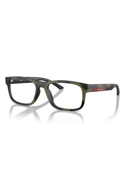 Prada Linea Rossa 52mm Rectangular Optical Glasses