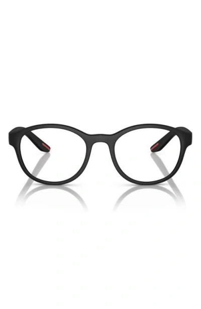 Prada Linea Rossa 53mm Phantos Optical Glasses In Black
