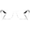 Prada Linea Rossa 53mm Pillow Optical Glasses In Transparent