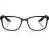 Prada Linea Rossa 53mm Pillow Optical Glasses In Black