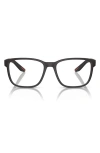 Prada Linea Rossa 55mm Pillow Optical Glasses In Matte Ghisa
