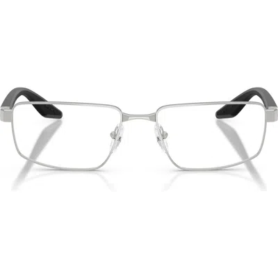 Prada Linea Rossa 55mm Rectangular Optical Glasses