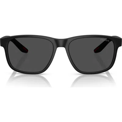 Prada Linea Rossa 56mm Pillow Sunglasses