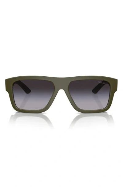 Prada Linea Rossa Man Sunglass Ps 04zs In Grey Gradient