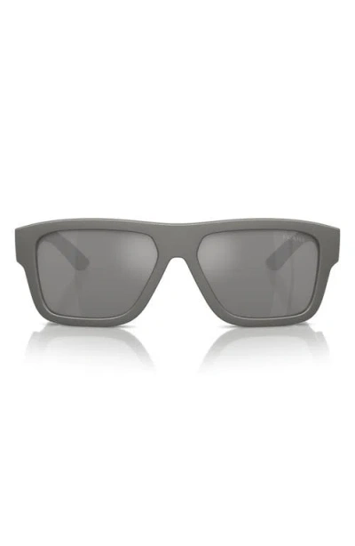 PRADA PRADA LINEA ROSSA 56MM SQUARE SUNGLASSES