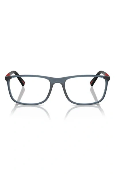 PRADA PRADA LINEA ROSSA 57MM RECTANGULAR OPTICAL GLASSES