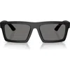 Prada Linea Rossa 58mm Polarized Rectangular Sunglasses In Pattern
