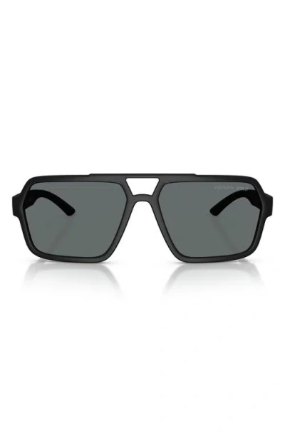 Prada Linea Rossa 59mm Polarized Pilot Sunglasses