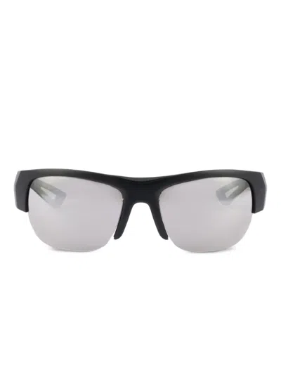 Prada Linea Rossa Active Sunglasses In Silver Chromed Lenses