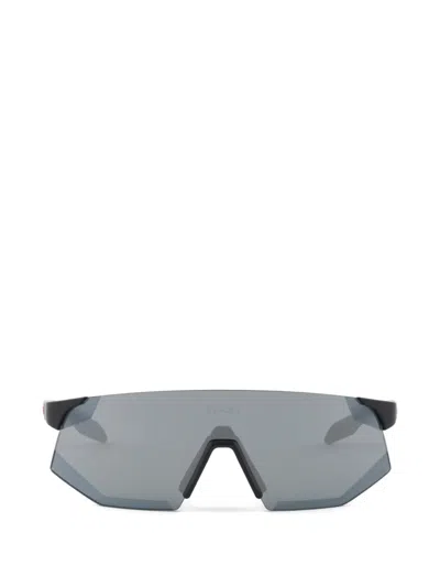 Prada Linea Rossa Active Sunglasses In Gray