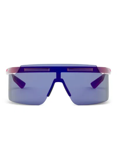 Prada Linea Rossa Sonnenbrille Mit Verstellbaren Nasenpads In Blue