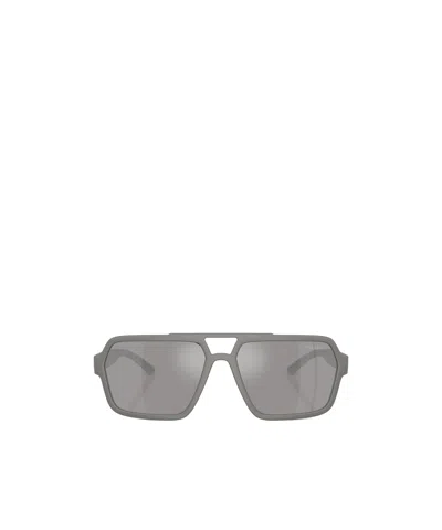 Prada Linea Rossa Aviator Frame Sunglasses In Gray