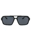 Prada Black Pilot Sunglasses In Black