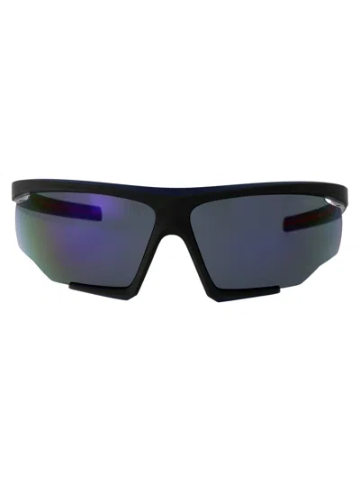 Prada Linea Rossa Black/red Rubber Injected Sunglasses
