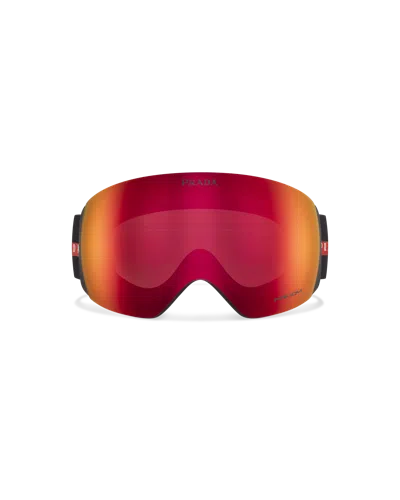 Prada Linea Rossa By Oakley Snow Goggle In Lenses Arancio Specc