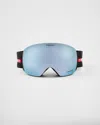 Prada Linea Rossa By Oakley Snow Goggle In Silver Lenses
