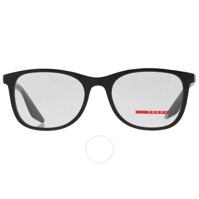 Prada Linea Rossa Demo Pilot Men's Eyeglasses Ps 05pv 1ab1o1 55 In N/a