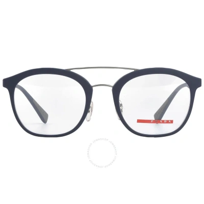 Prada Linea Rossa Demo Pilot Men's Eyeglasses Ps02hv U6w1o1 50 In Blue