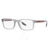 Prada Linea Rossa Demo Rectangular Men's Eyeglasses Ps 09ov 14c1o1 55