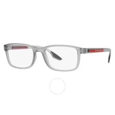 Prada Linea Rossa Demo Rectangular Men's Eyeglasses Ps 09ov 14c1o1 55