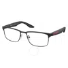 Prada Linea Rossa Demo Rectangular Men's Eyeglasses Ps 51pv 06p1o1 54