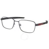 Prada Linea Rossa Demo Rectangular Men's Eyeglasses Ps 54ov Ur71o1 57