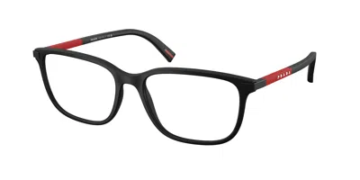 Prada Linea Rossa Demo Square Men's Eyeglasses Ps 02rv Dg01o1 54 In Gray