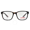 Prada Linea Rossa Demo Square Men's Eyeglasses Ps 06pv 5811o1 55