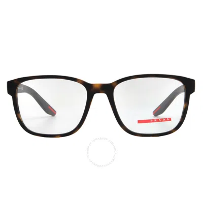 Prada Linea Rossa Demo Square Men's Eyeglasses Ps 06pv 5811o1 55