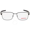 Prada Linea Rossa Demo Square Men's Eyeglasses Ps 54ov 1ab1o1 57